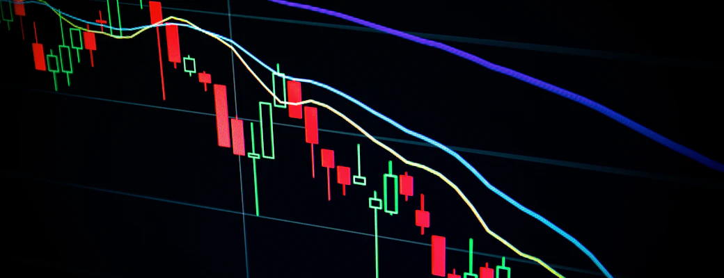 Trading terminal with live market analytics dashboard